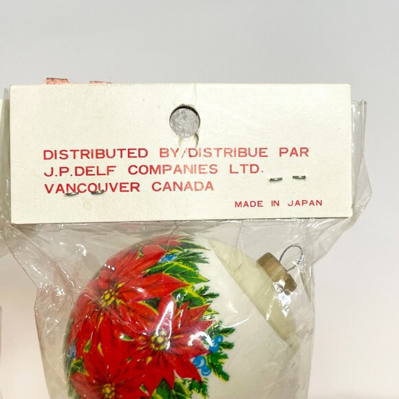 Vintage Santa-Mate Unbreakable Christmas Ornaments New, Old-Stock Japan - Picture 4 of 4